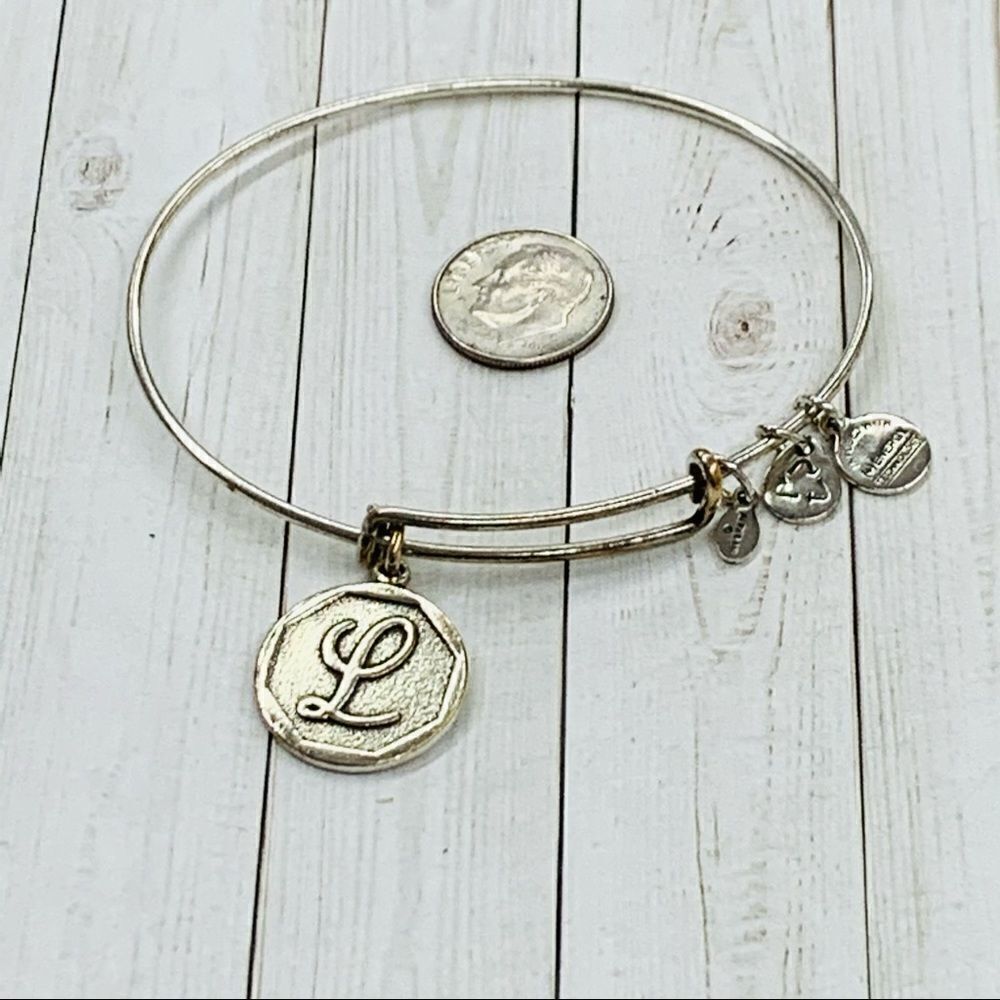 Alex and Ani Initial L Bracelet